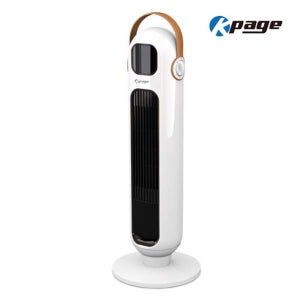 [온누리상품] 케이페이지 PTC 온풍기 KEH-T2000WH 3단온풍 좌우회전 전기히터