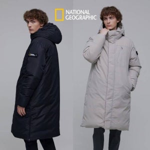 내셔널지오그래픽 남여공용 오로라 롱기장 구스 후디다운 N234UDW150 381142