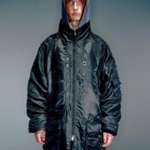 베이컨트 아카이브 Men Peter Military Parka Jumper Black