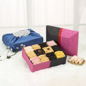 강릉은정한과 명품한지 4단 선물세트 유과 전통 수제 답례품 명절 설날 추석선물