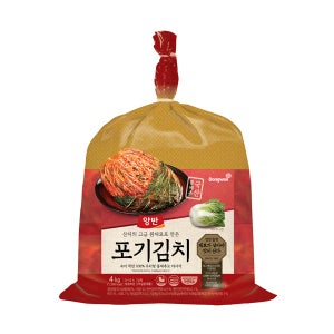 [동원] 고급원재료로 만든 산지양반 포기김치 4kgX3개 (총 12kg)