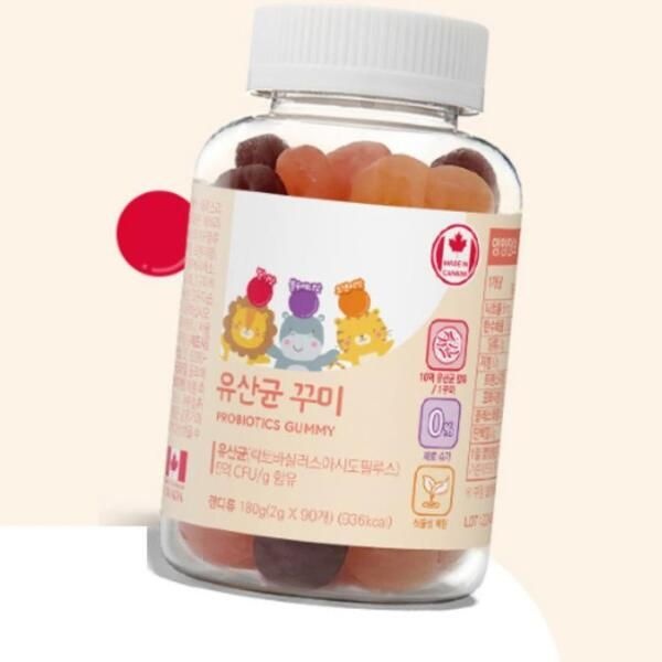 [셀러허브 식품] <b>네이처</b>그랜드 어린이 <b>프로바이오틱스</b> 유산균 90구미