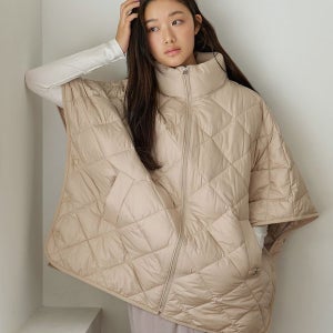 [프론투라인] 듀베 누빔 경량 패딩 케이프