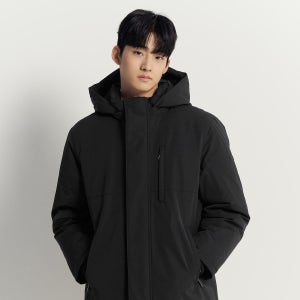 [롯데백화점] 빈폴 멘 논퀼팅 롱 다운 재킷 - 블랙 (BC5Y38C285) LE1220506463