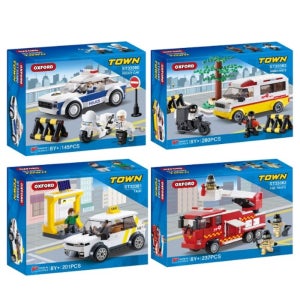 옥스포드 타운 미니차량 택시 경찰차 소방차 앰블런스 장난감