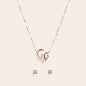 [롯데백화점] 메트로시티 주얼리 레네 스털링 실버 로즈 목걸이 A213SN9153RPA LE1216964821