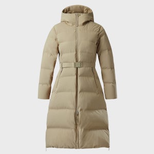 [코오롱스포츠] 여성 쿠치 벨티드 롱 다운 TVJDW25622BEI