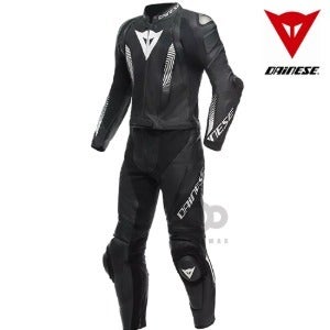 다이네즈슈트LAGUNA SECA 5 PERF. 2PCSLEATHER SUIT- black/black/white -