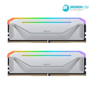 Apacer [서린공식] Apacer DDR5-5200 CL40 NOX RGB SILVER 패키지 (64GB(32Gx2))