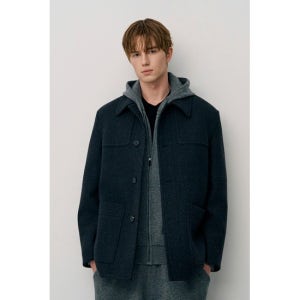 [JILLSTUART NEW YORK MEN]다크그레이 워크웨어 패딩 코트 (JNCO5D207G3)(K1762147149634033NO01)
