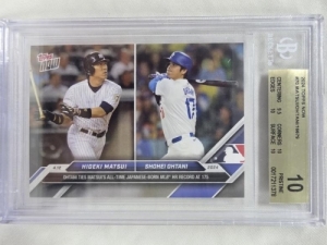 2024 TOPPS NOW 탑스 나우 오타니 쇼헤이 마쓰이 히데키 일본인 최다 홈런 타이 BGS 10 LA 다저스 MLB 야구 카드