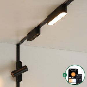 LED IOT 메타 초슬림 마그네틱 레일 / 마그넷 스마트 밝기조절 디밍 리모컨 레일조명