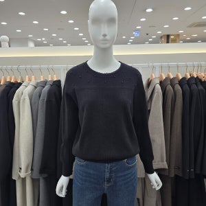 숲 진주 포인트 라운드 니트 SOBALKT3 39 모다아울렛 대전점