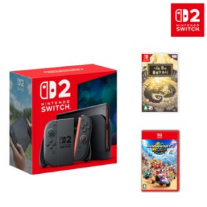 닌텐도 스위치2 본체+스위치2 마리오카트월드+스위치 나쁜 왕과 훌륭한 용사