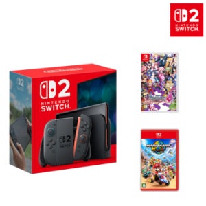 닌텐도 스위치2 본체+스위치2 마리오카트월드+스위치 마계전기 디스가이아6