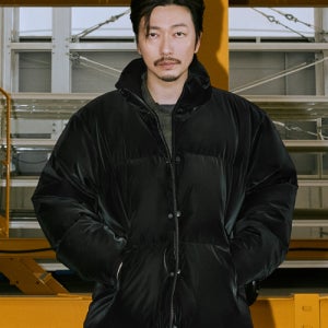 [버커루] 실크 푸퍼 다운 점퍼 블랙 B254DW020P