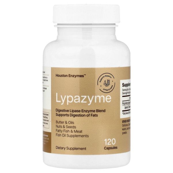 휴스턴엔자임 (아이허브) <b>Lypazyme</b> 120 캡슐 해외직구