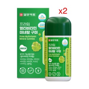 일양약품 일양 프라임 <b>멀티</b>비타민 <b>미네랄</b> 구미 종합비타민 젤리 꾸미 어린이 성인