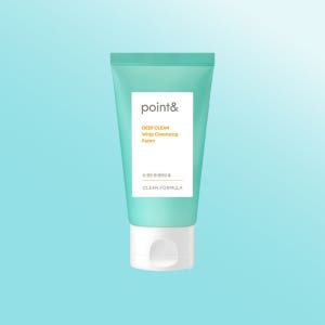 포인트앤 여행용 딥 클린 휩 클렌징폼 50g / 약알칼리성 수부지 모공 세안제 <589581>