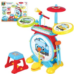 꼬마버스타요 노래방 마이크 피아노 드럼 연주회 생일선물 어린이집 집콕놀이 어린이