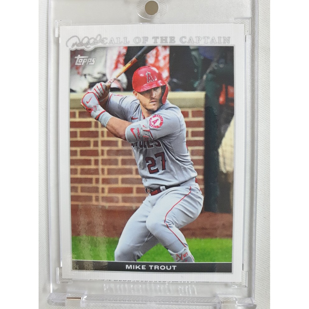 2022 Topps x Derek Jeter Call of the Captain #36 마이크 트라웃 Mike Trout LA 엔젤스 메이저리그 MLB 야구 스포츠 카드  1개