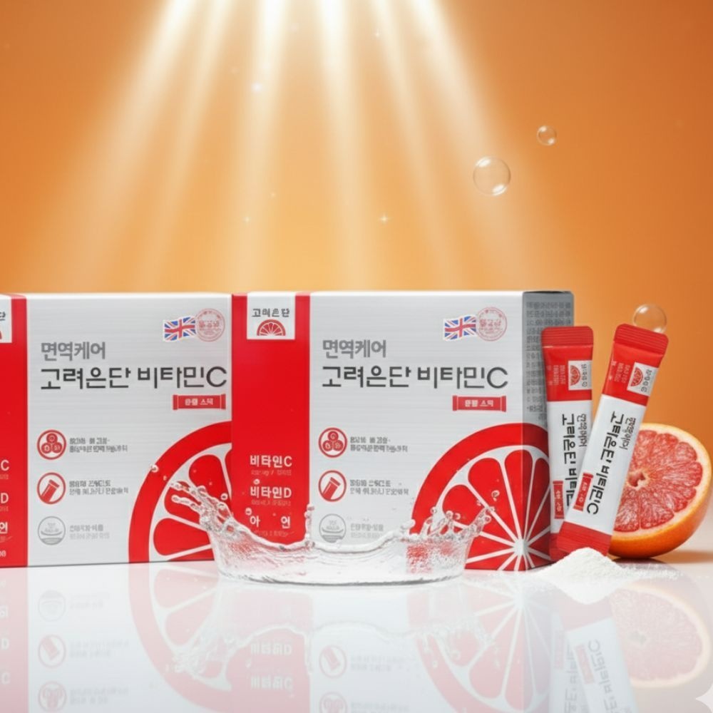 <b>고려은단</b> 면역케어 <b>고려은단</b> 비타민C 분말 스틱 60포 2박스