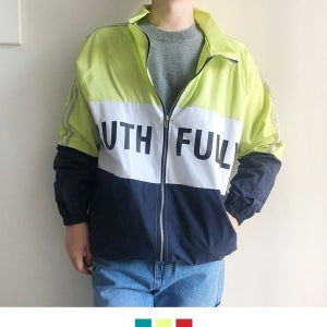 [하프클럽]모노무드 레트로 윈드러너 남자 바람막이집업