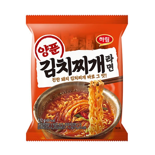 Hamyeol Foods Harim Yangpun Kimchi Jjigae Ramen, 112g, 4 pcs
