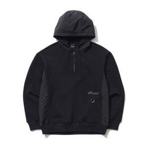 [offroad][OFFROAD] 폴리 배색반ZIP 후드티_5IF6013(K1724748808031018BK01)