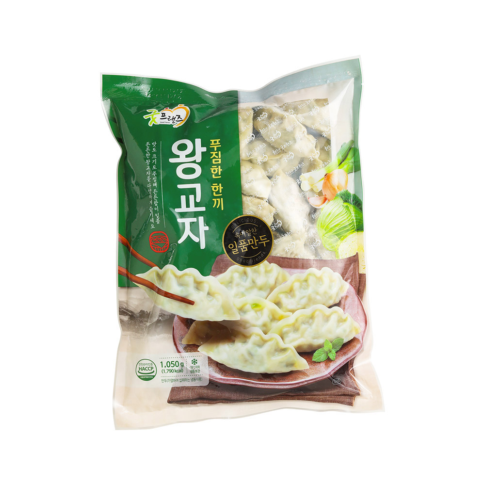 엄지식품 굿프랜즈 푸짐한 한 끼 왕교자