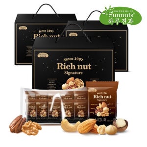 하루견과 리치넛 시그니처 22g 총100봉 (30봉 x 3박스 + 10봉) TV상품