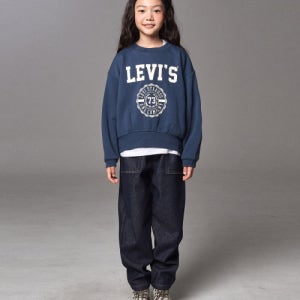 [리바이스 키즈] LVC 웜에어 테이퍼드 밴딩진 (주니어) 딥 블루 V254PT321P