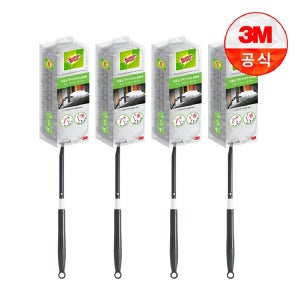 [3M]뉴 다용도 먼지떨이/브러쉬 롱핸들 + 리필 2입 X 4개