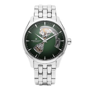 해밀턴 남성 메탈 시계 재즈마스터 오픈하트H32675160