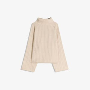 버쉬카 브레이드 하이넥 니트 스웨터 7130/686 SAND_P0187130686SAND