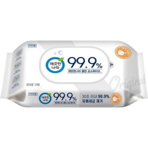 깨끗한나라 소독물티슈 SWT-ANT0033A클린손소독티슈10매50개