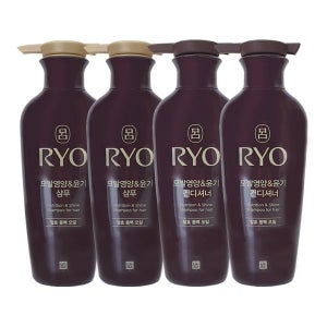려 클래식 모발영양 샴푸 400ml x2 + 컨디셔너 400ml x2
