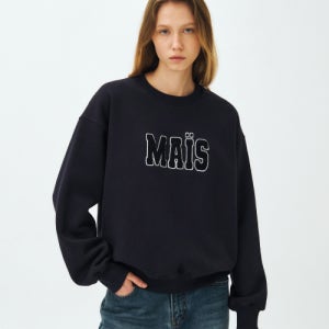 [마이스] MAIS BOUCLE LOGO SWEAT SHIRT / NAVY 202341