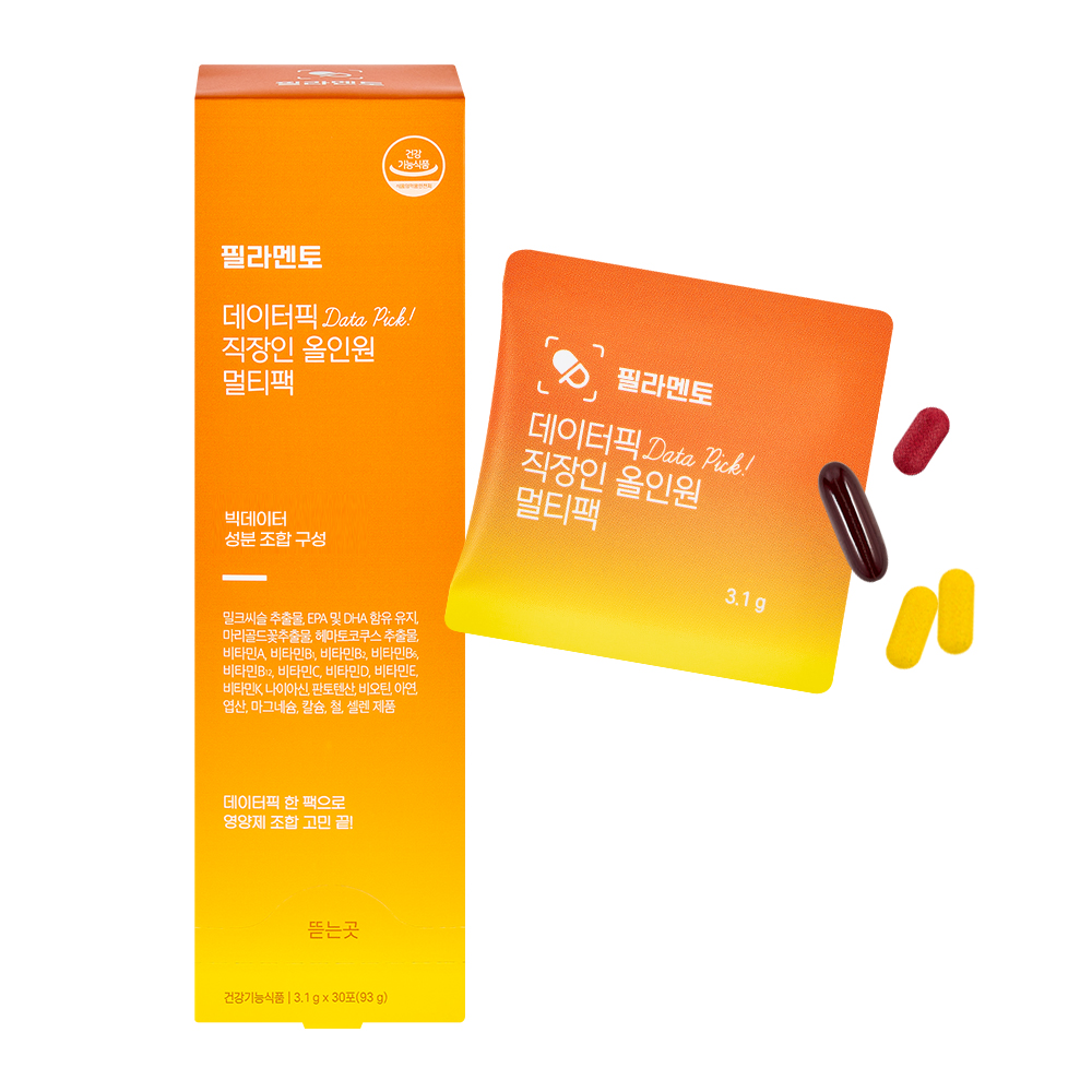 데이터픽 직장인 올인원 멀티팩 3.1g x 30포, 1개
