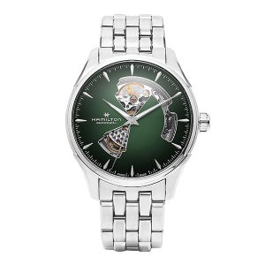 해밀턴 남성 메탈 시계 재즈마스터 오픈하트H32675160