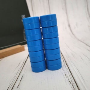 칠판자석 동그란자석 원형 화이트보드 마그네틱 자석 블루