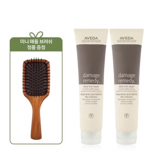 [롯데백화점] 아베다 [단독] 데미지 레미디 헤어 리페어 100ml 듀오 (+미니 패들 브러쉬 정품) LE1218281501