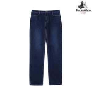 [블랙앤화이트] 남성 볼륨 자수 본딩 데님 5415GBWD_NAVY