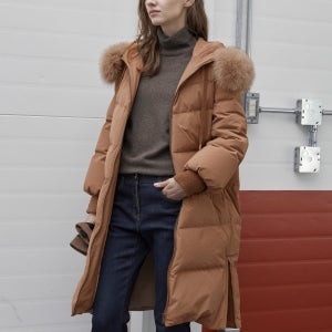 폭스후드 롱 구스다운_MDBKD5WA431