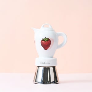 안캅 모카포트 2인용 도자기 쉐리에 딸기