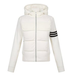 핑 PING 여성 후드 구스 다운 니트 가디건 121D4SD351 IV 골프 패딩