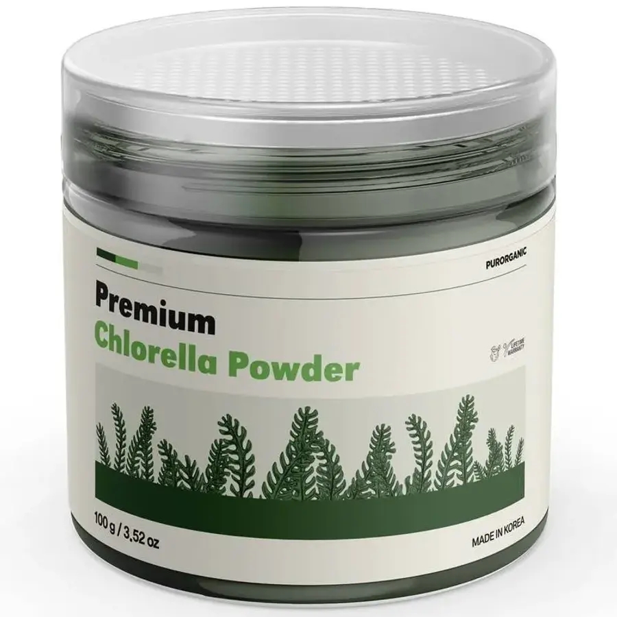 <b>클로렐라 파우더</b> 푸로가닉 100g - 국산 클로렐라, 간편한 섭취