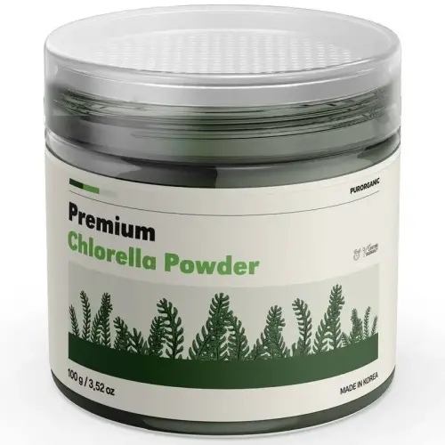 <b>클로렐라 파우더</b> 푸로가닉 100g - 국산 클로렐라, 간편한 섭취