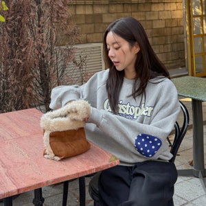 [세미크롭/도트패치포인트] 양기모도트패치맨투맨티