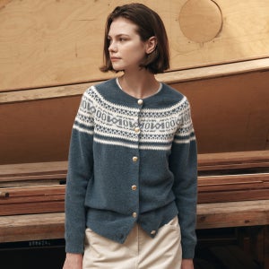 [키이스] 노르딕 패턴 가디건 KE25W4FRG4035